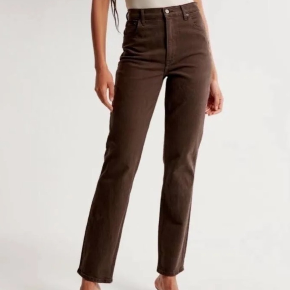 Abercrombie & Fitch Ultra High Rise 90s Straight Jean